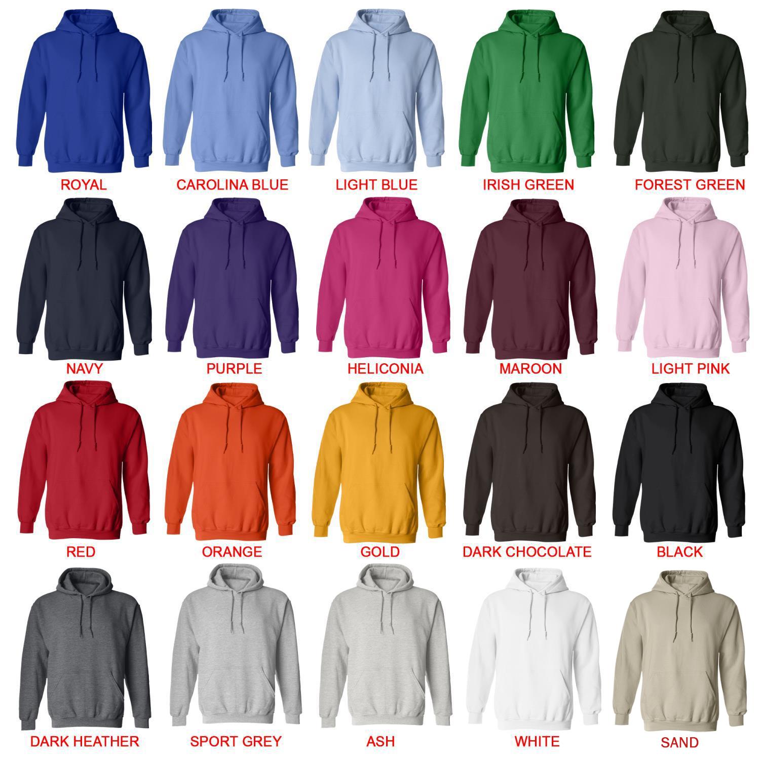 hoodie color chart - Ed, Edd n Eddy Store
