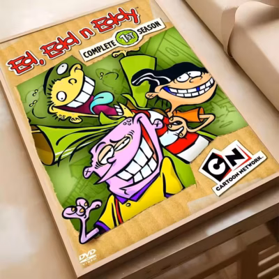 Classic Cartoon Cover Ed, Edd n Eddy Wall Art