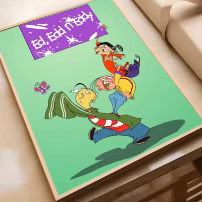 Chasing Butterflies Ed, Edd n Eddy Wall Art