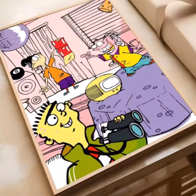 Neighborhood Chaos Ed, Edd n Eddy Wall Art