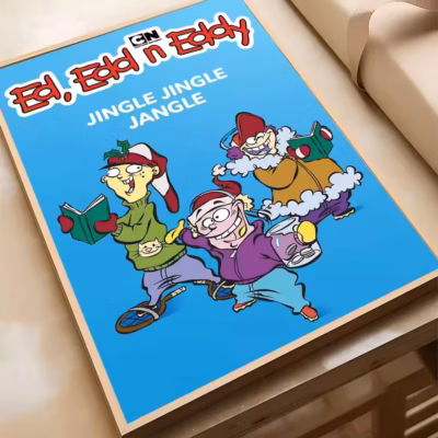 Winter Wonderland Shenanigans Ed, Edd n Eddy Wall Art