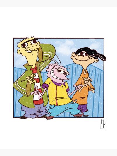 Alternative view of Illustration Ed Edd And Eddy Throw Pillow