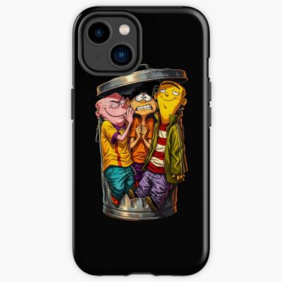 Ed Edd N Eddy Trash Can Trio Retro Cartoon Fan Art Iphone Case