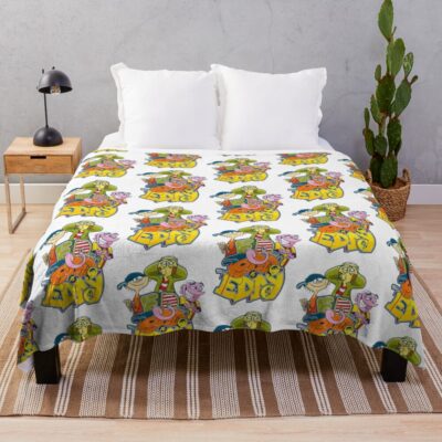 Ed Edd N Eddy Graffiti Streetwear Style Throw Blanket