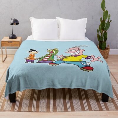 Eddy Toon Throw Blanket