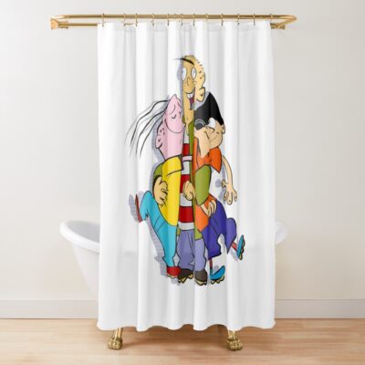 Ed Edd N Eddy Graphic Shower Curtain
