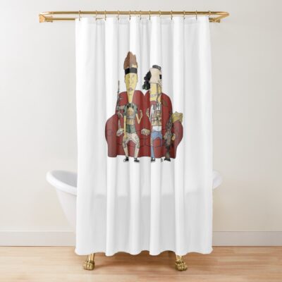 Operator Beavis And Butthead Shower Curtain