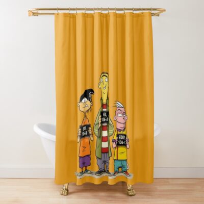 Retro Cartoon Vintage Shower Curtain