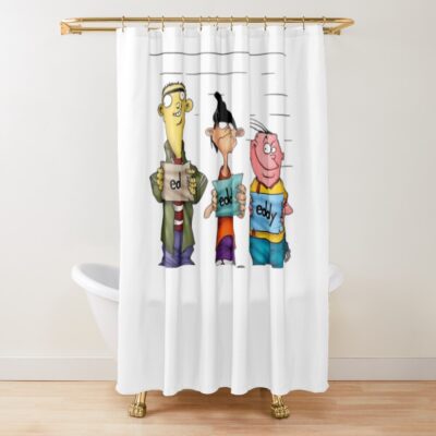 Vintage Animated Television Series Classic Modern Cartoon Shower Curtain