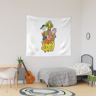 Ed Edd N Eddy Graffiti Streetwear Style Tapestry