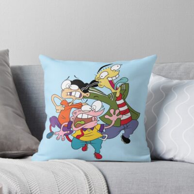 Ed Edd N Eddy Couch Throw Pillow