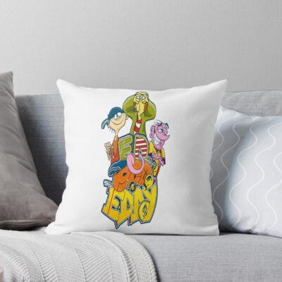 Ed Edd N Eddy Graffiti Streetwear Style Throw Pillow