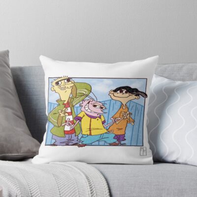 Illustration Ed Edd And Eddy Throw Pillow