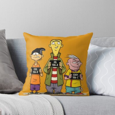Retro Cartoon Throw Pillow